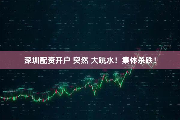 深圳配资开户 突然 大跳水！集体杀跌！